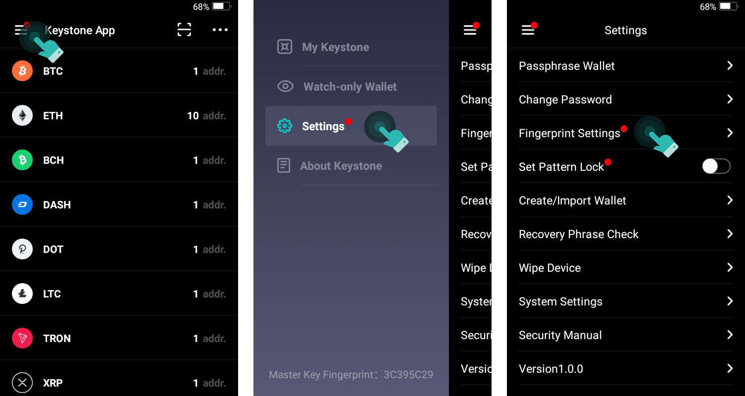 Keystone-FingerprintSetting-1