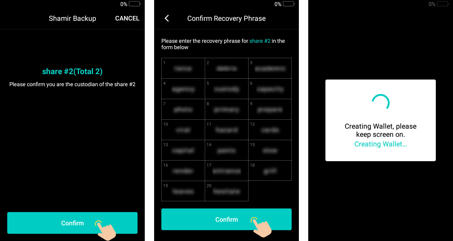 Keystone-Shamir Backup-4