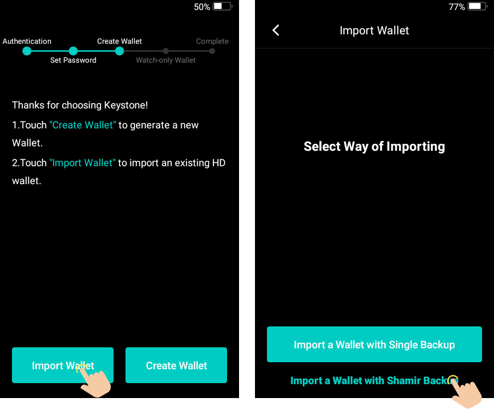 Keystone-Shamir Backup-5