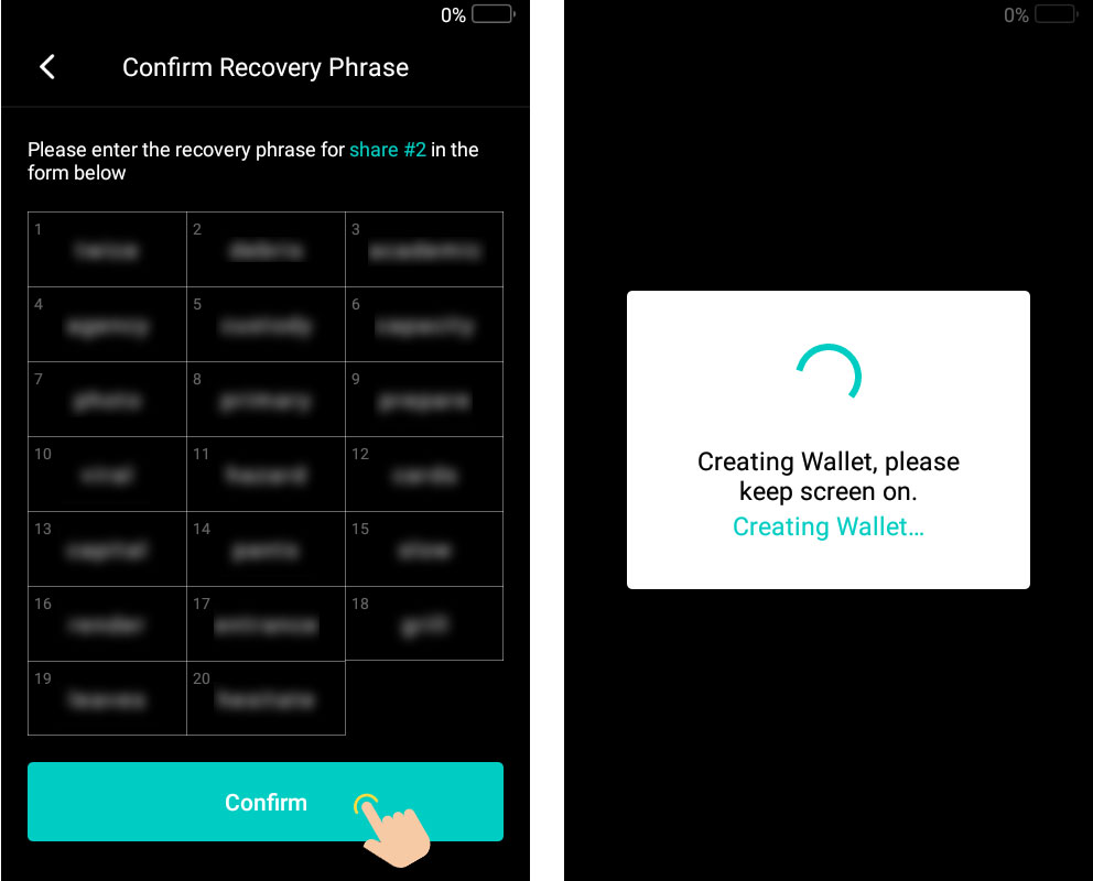 Keystone-Shamir Backup-8