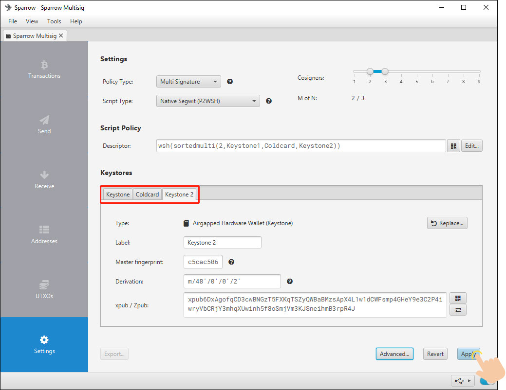 Keystone-Sparrow-MultiSig-15