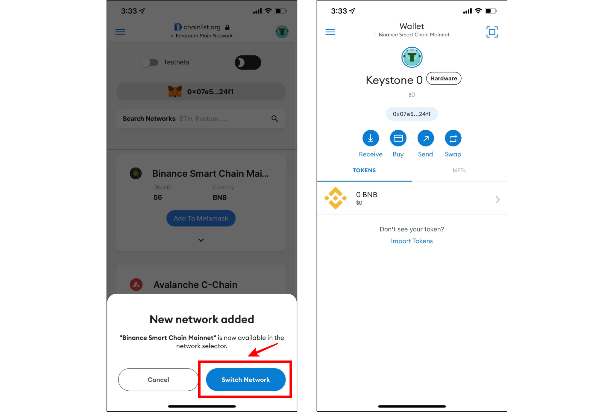 Keystone-EVM chains access-5